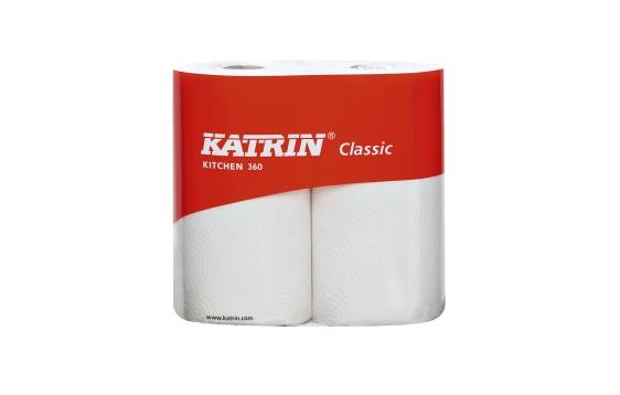 138143 Katrin 2467 Kjøkkenrull KATRIN Kitchen 360 1L (2) 100m